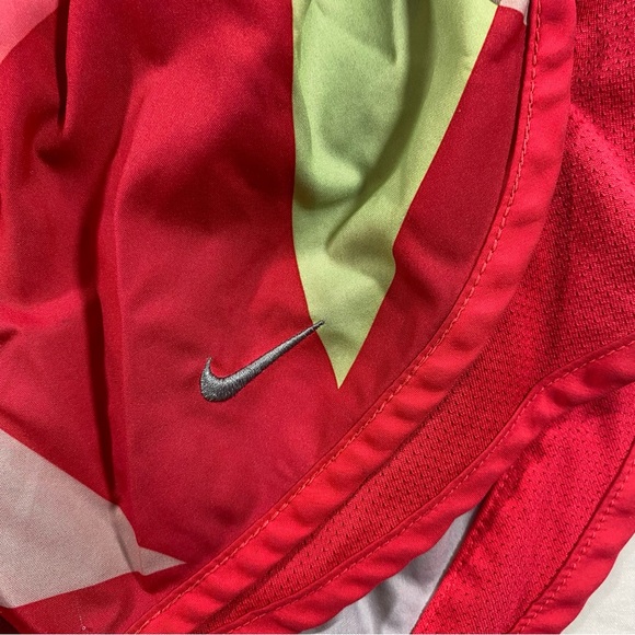 Nike Multi Color Athletic Shorts Dri Fit Red pink square print lined Sho… - Picture 6 of 9